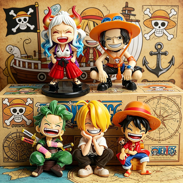 Bandai One Piece Actionfiguren, Luffy, Q-Version, Einzelfigur - Bild 1