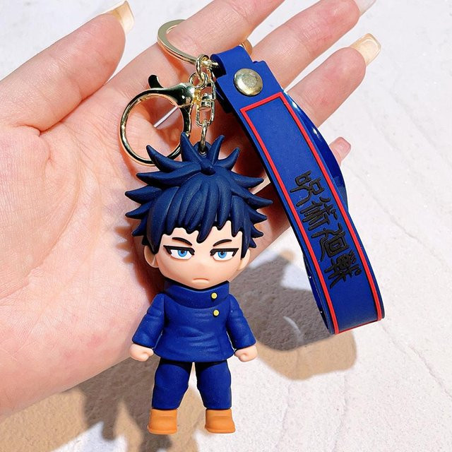 CHIC STUDIO Schlüsselanhänger Jujutsu Kaisen, Gojo Satoru Itadori Yuji, brown, Unisex - Bild 1