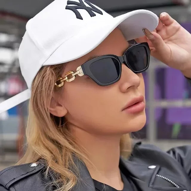 MDOD Sonnenbrille Cat Eye, Vollrand, Schwarz, Damen - Bild 1