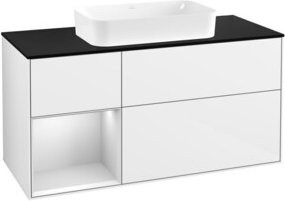 V&B Waschtischunterschrank Finion in Weiß lackiert, B/T: 120 x 60 cm - Bild 1