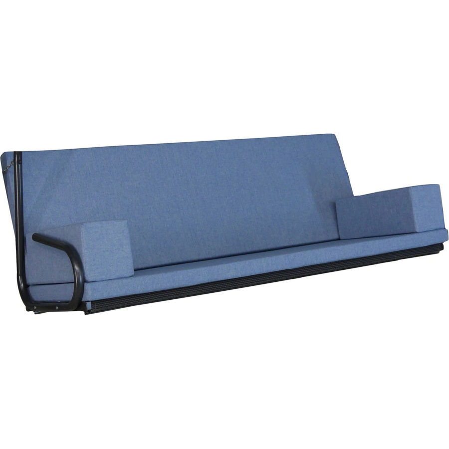 Angerer Hollywoodschaukel Auflage Tolar in Blau mit abnehmbarem und waschbarem Bezug, B/T: 180 x 180 cm - Bild 2