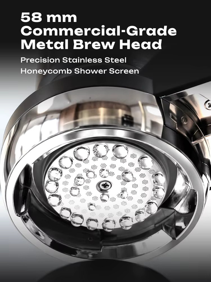 HiBREW H4C Max Tragbare Kaffeemaschine mit kabelloser Heizfunktion und 58-mm-Bodenlosem Siebträgerständer für Zuhause, Büro und Camping - Bild 6