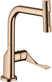 Hansgrohe Axor Citterio SPT 230 Se 2jet Küchenarmatur mit Ausziehbrause in Polished Red Gold - Bild 1