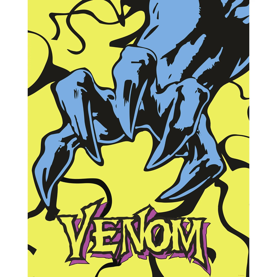 Komar Wandbild Marvel Venom Colourful Claw in Blau und Multicolour, B: 40 cm, H: 50 cm - Bild 2
