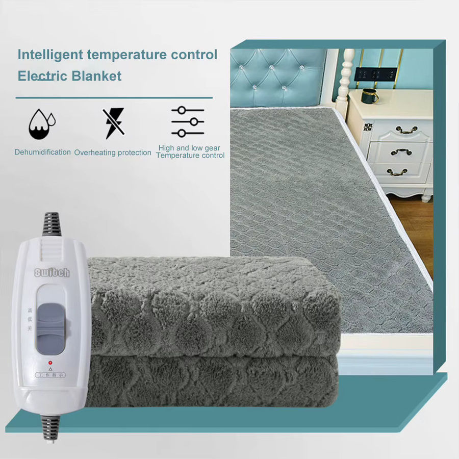 Shunmaii Intelligente Plüsch Heizdecke aus Samt für Haushalt und Büro - Bild 3