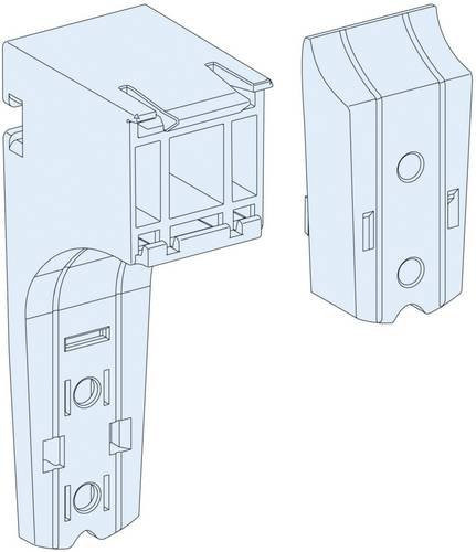 Schneider Electric PrismaSeT-P Kabelkanalträger horizontal einstellbar, 10 Stück Kleinverteilerzubehör - Bild 1