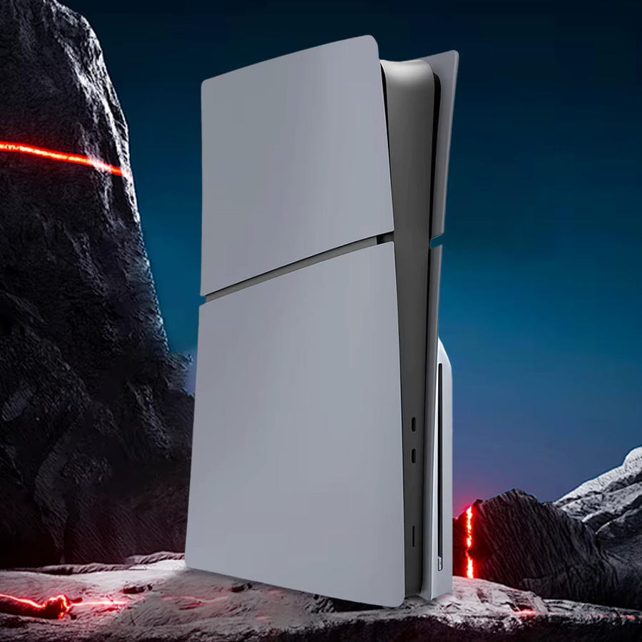 ABS Hard Case Gehäuseabdeckung für Sony PlayStation 5 Slim Disc und Digital Edition als staubdichte Frontplatte und Seitenplattenschale - Bild 2