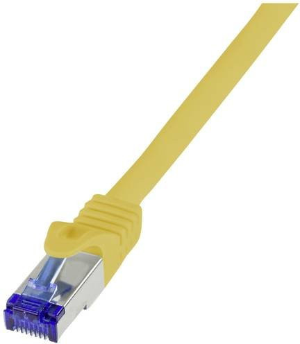 LogiLink RJ45 CAT 6a S/FTP Ethernet LAN Kabel Gelb, Länge: 1,50 m - Bild 1