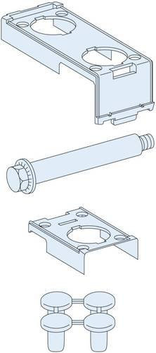 Schneider Electric PrismaSeT-P Zubehör-Set für Grundgerüst in Weiß und Transparent - Bild 1