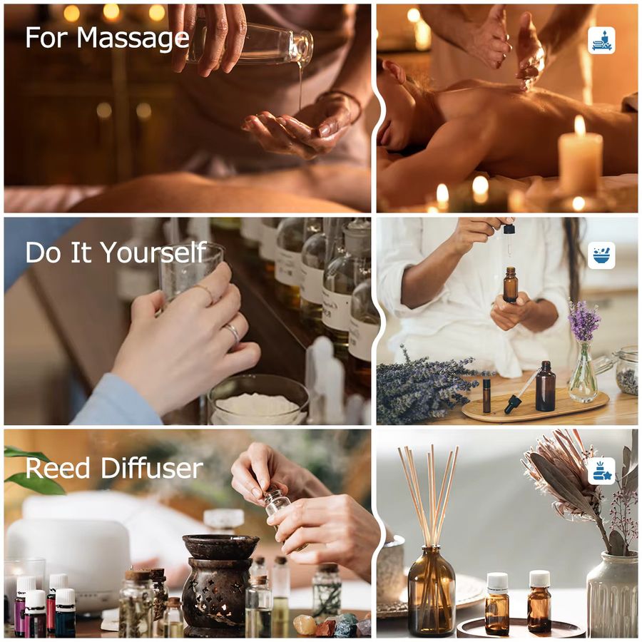 Hllozzi Ätherisches Tiefseeöl Parfüm zur Aromatherapie in transparentem Glas, erhältlich in 30 ml, 60 ml oder 100 ml - Bild 5
