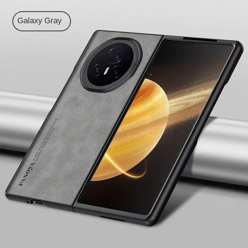 Honor Business Lederhülle für Honor Magic V6 V5 V3 VS3 V2 VS2 5G, braun, PU und TPU Matt Schutzhülle - Bild 2