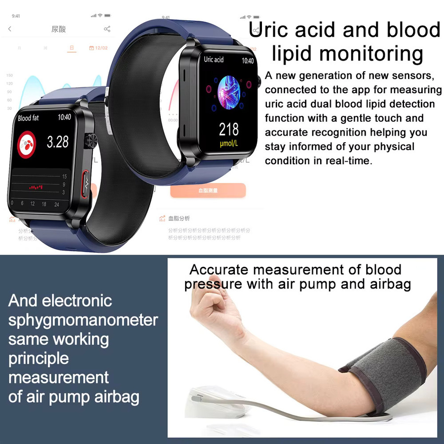 RNABAU Smartwatch, Edelstahl, Schwarz, Herren, wasserdicht - Bild 6