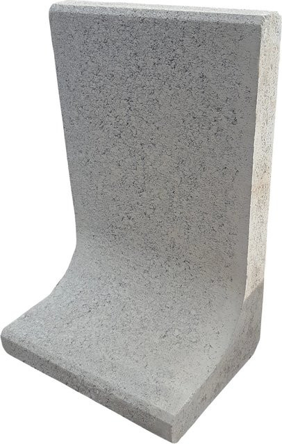 EHL L-Stein unbewehrt aus Beton in Grau, B/T/H: 60 x 40 x 30 cm - Bild 1