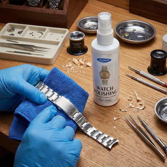 CAOWTAN Schmuckreinigungslösung, Pflegeset für Silber- und Goldschmuck - Bild 1