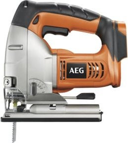 AEG Akku-Stichsäge BST18X-0 18V Solo-Version in Orange mit 2 Sägeblättern, Spanreisschutz und Gleitsohle - Bild 1