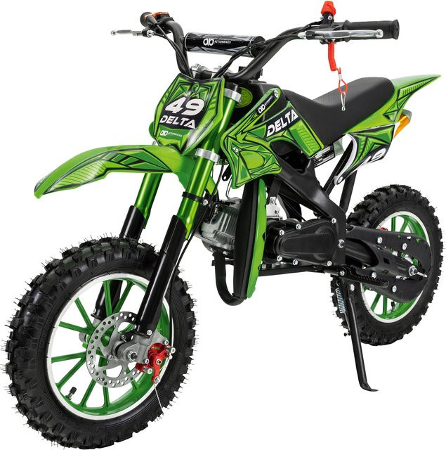 Actionbikes Motors Mini-Crossbike Delta Benzin-Motorrad Pocketbike Dirtbike 49 ccm - Bild 1