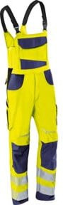 Kübler Latzhose REFLECTIQ PSA 2 in Warngelb/Dunkelblau mit Cordura Form 3207 Größe 58 - Bild 1