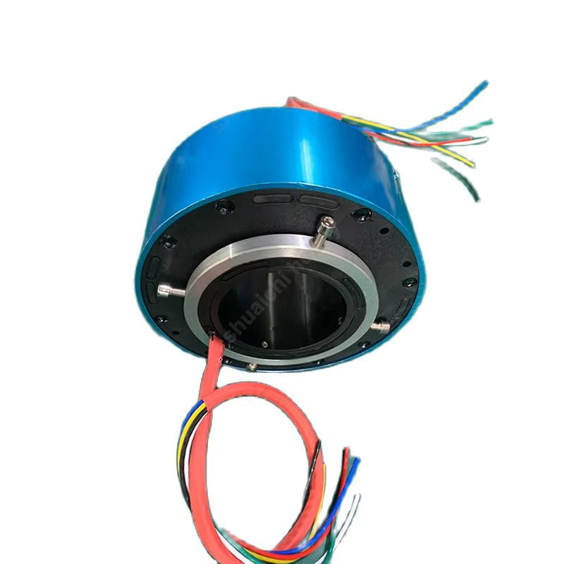 YUENHOANG Schleifring mit 6 Kanälen und Hohlwelle für 2A bis 20A, Durchmesser: 12,7 mm / 25,4 mm / 38,1 mm / 50 mm, max. 600 RPM - Bild 2