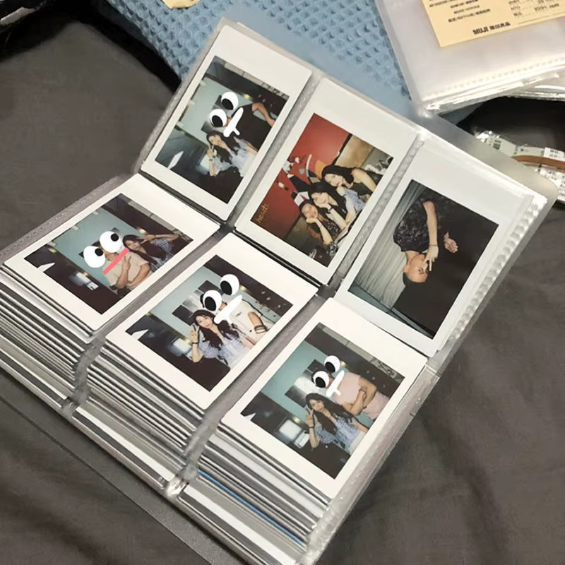2Style Mini-Fotoalbum für Polaroid, Postkarten und Tickets, transparenter Fotokartenordner aus Kunststoff - Bild 3