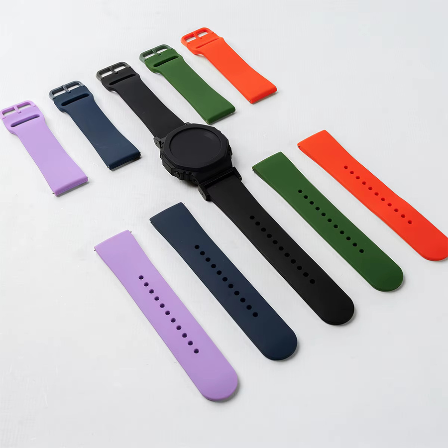 FancyWrist Uhrenarmband Silikon, Schwarz - Bild 1