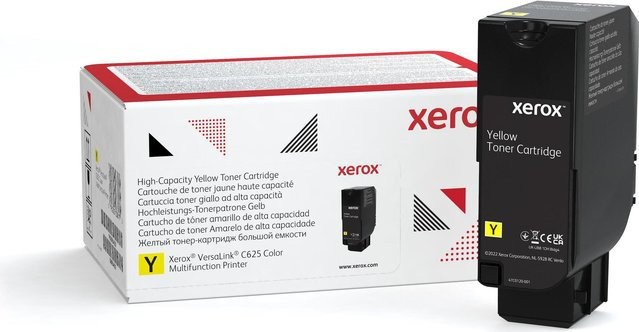 Xerox Original Tonerpatrone für VersaLink C625 in Gelb mit hoher Kapazität - Bild 1