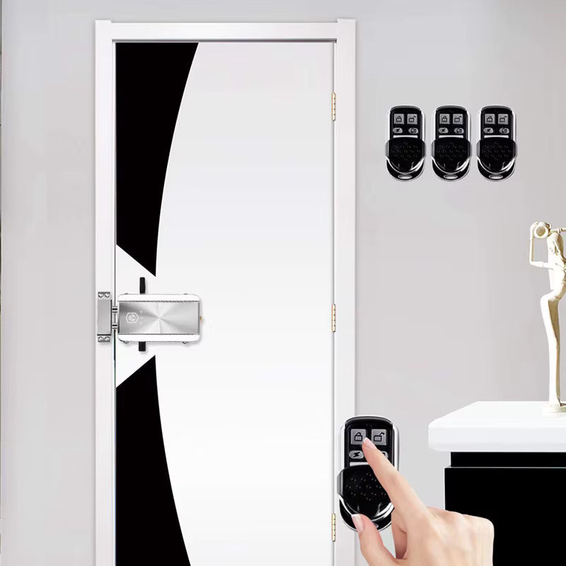 Tuya Smart Türschloss TTLock mit WLAN und Bluetooth, unsichtbares kabelloses Fernbedienungsschloss in Silber - Bild 3