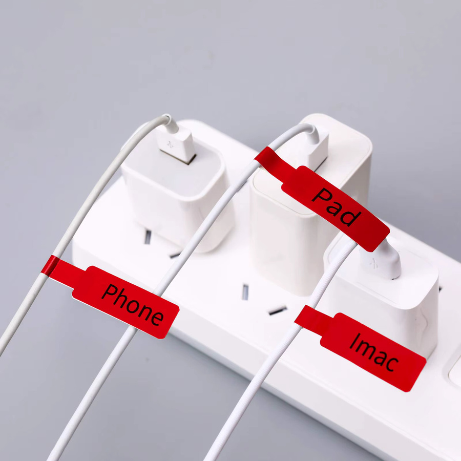 NIIMBOT Thermopapier Etiketten für D11 D101 D110 Mini-Drucker, selbstklebende Aufkleber in Weiß und Bunt, wasserfest, 65,0 mm - Bild 2