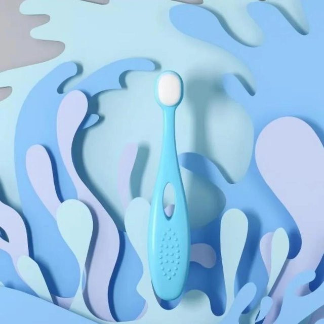 NATAWA Zahnbürste für Kinder, ultraweich, blau - Bild 1