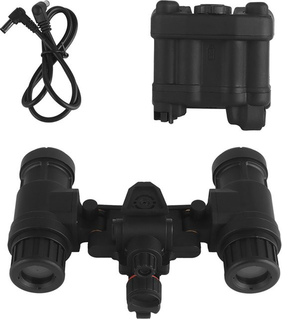 WoSporT AN/PVS31 Fernglas Nachtsicht, Dual-Rohr Brille, Dummy Requisiten, Airsoft Helm Zubehör - Bild 1