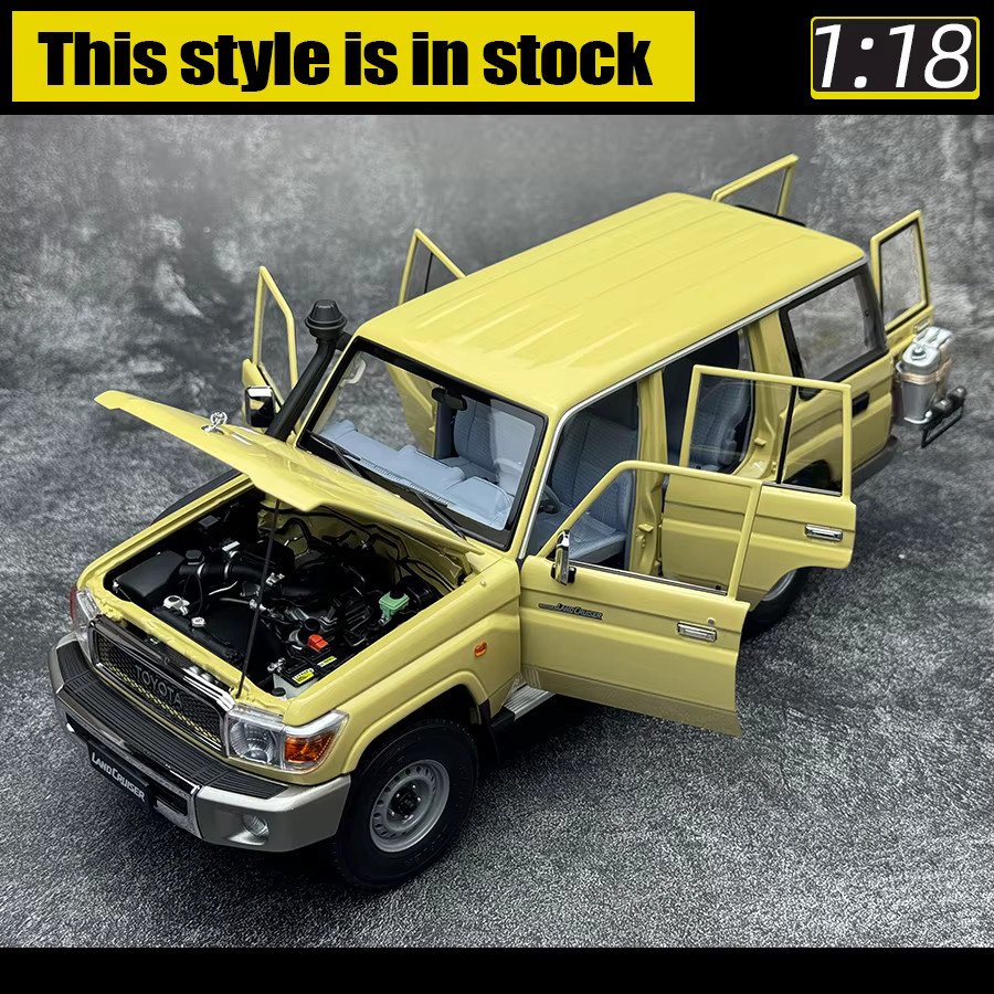 Almost Real Land Cruiser 76 SUV-Automodellkollektion Druckguss 1/18 White - Bild 4