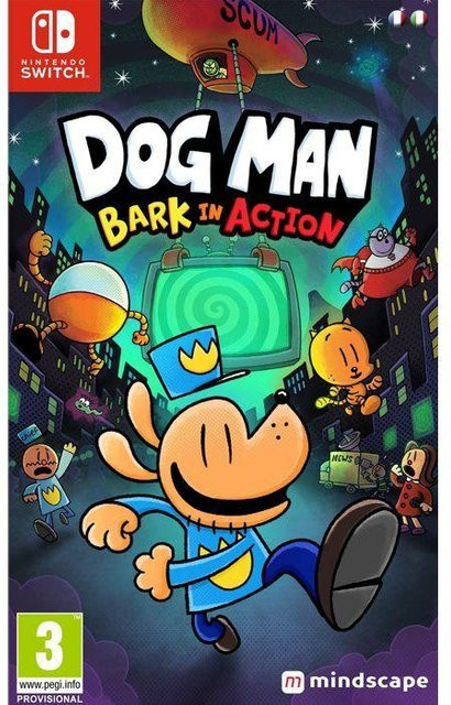Dog Man Bark in Action - Action-Adventure Spiel für Nintendo Switch - Bild 1