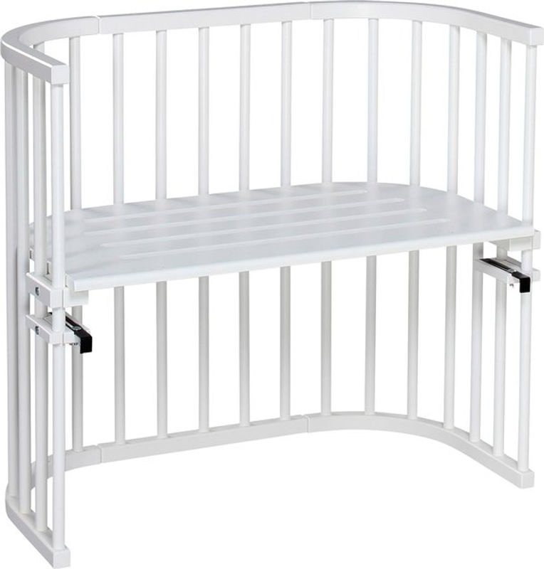 Babybay Beistellbett Original aus massiver Buche in Weiß, B/T: 81 x 43 cm - Bild 3