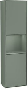V&B Hochschrank Finion mit LED-Beleuchtung und Glastüren, Breite: 41,8 cm, Höhe: 151,6 cm - Bild 1