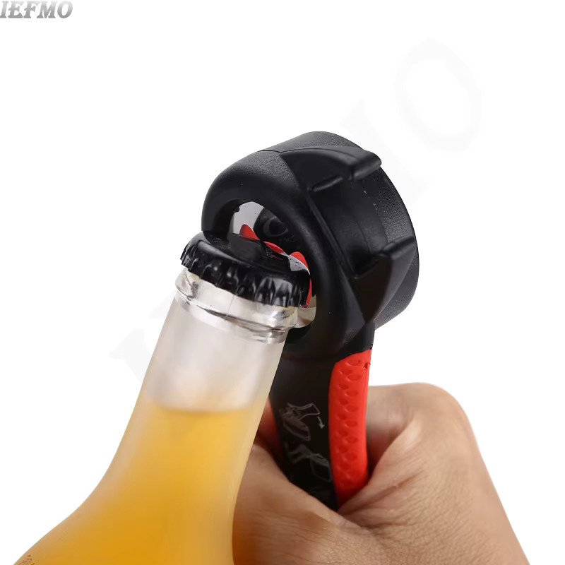 IEFMO 5-in-1 Sicherheitsöffner aus Kunststoff für Dosen, Flaschen und Gläser, kompaktes Küchenwerkzeug für Camping und Reisen - Bild 4
