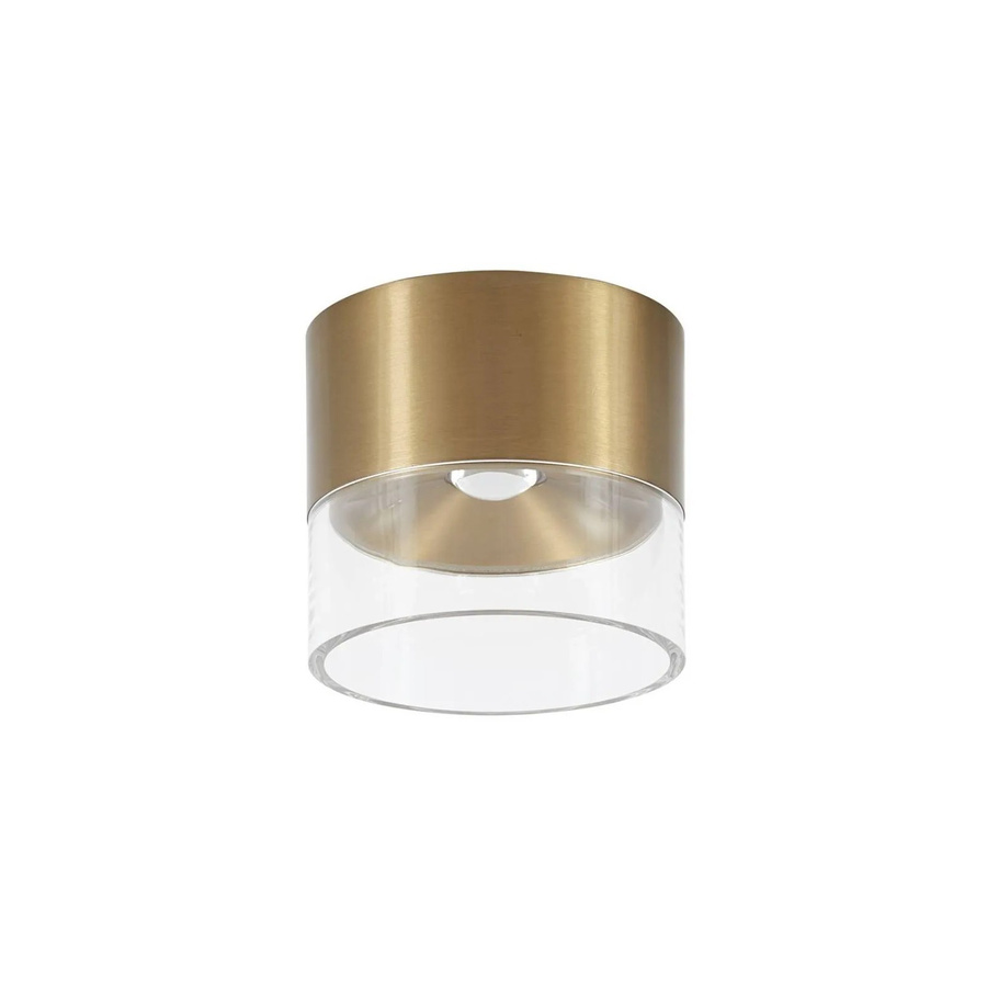 Lindby LED Deckenleuchte Dalila in Gold/Messing mit transparentem Glas für Wohnzimmer und Flur - Bild 2