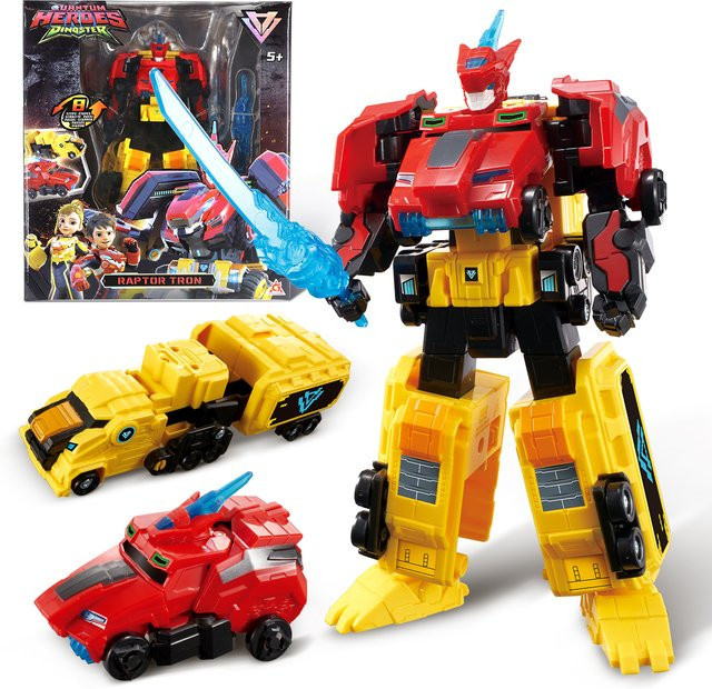 Quantum Heroes Dinoster 2-in-1 Stego Blast Wing, Actionfigur, ab 5 Jahren - Bild 1