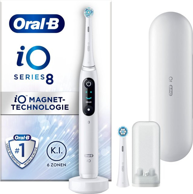 Oral-B iO Series 8N Elektrische Zahnbürste White Alabaster - Bild 1