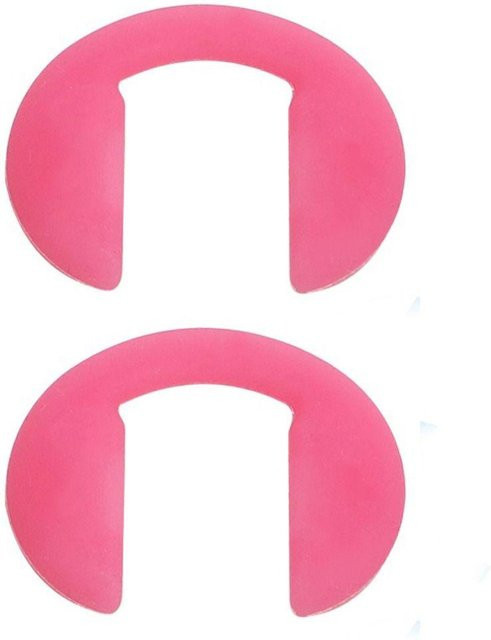 Minat Nasenpads Silikon, U-Form, Transparent, Pink - Bild 1