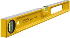 Stabila Wasserwaage Type 82 S aus Aluminium in Gelb, Länge: 50 cm - Bild 1