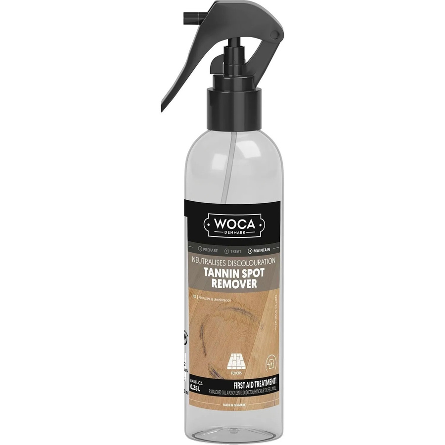 Woca Gerbsäureflecken Spray zur Entfernung schwarzer Flecken, 0,25 l, transparent - Bild 2