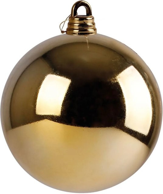 Lex Christbaumkugel Gold Glänzend Durchmesser: 15 cm - Bild 1