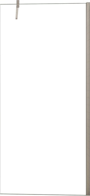 AICA Walk-in Duschkabine Duschwand mit Stabilisator aus 8mm ESG Glas in Transparent, B: 60 cm, H: 200 cm - Bild 1