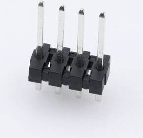 Molex Einbau-Stiftleiste Standard 4-polig Schwarz mit 3,96 mm Rastermaß - Bild 1