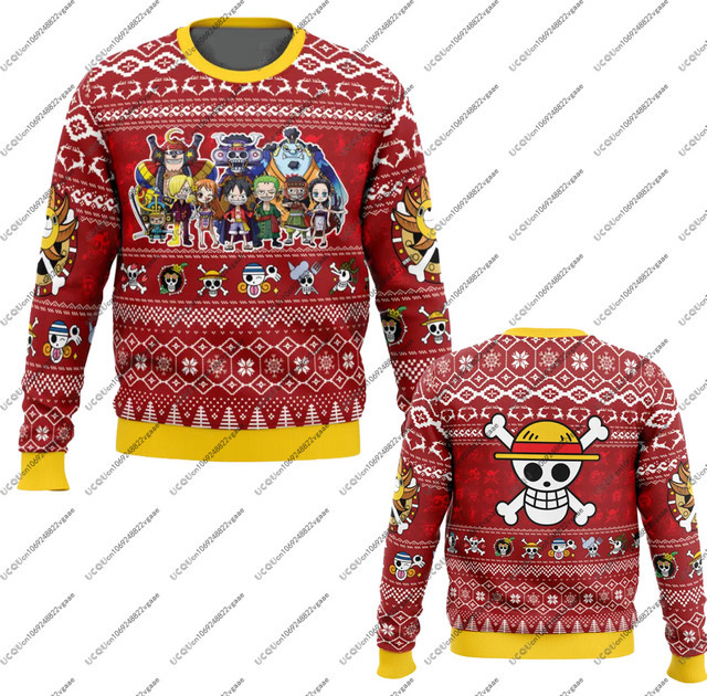 Bandai Monkey D Ruffy Cosplay Jolly Rogers T-Shirt Hoodie - Bild 1