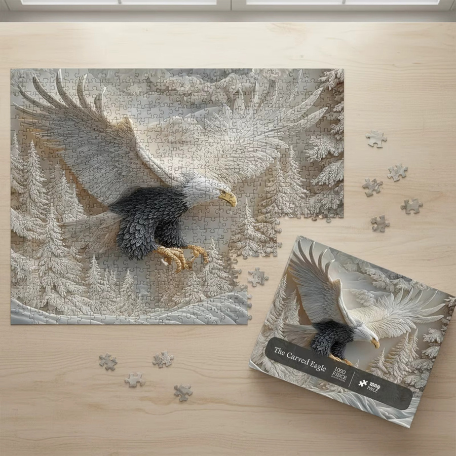 Eagle Puzzles Games Wildlife Art Design Puzzle, 1000 Teile - Bild 3