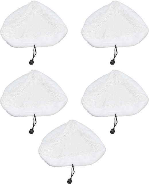 5 Stück Moppbezug Ersatzpads für Steamboy X5 H20 S302 S001 in Weiß mit starker Wasseraufnahme - Bild 1
