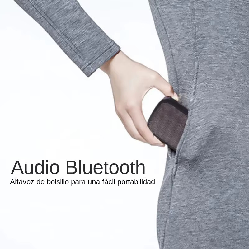 Tragbarer Mini-Bluetooth-Lautsprecher Mrgabwte Soundbar mit Bluetooth 5.0 und 500 mAh Akku für Outdoor und Indoor in Schwarz oder Grün - Bild 4