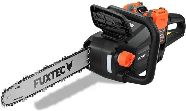 FUXTEC Akku Kettensäge FX-E2KSSET Schwarz mit 2x 20V Akkus und Ladegerät - Bild 1