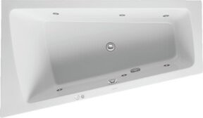 Duravit Whirlwanne Paiova in Weiß mit Jet-System, Einbauversion, 1 Rückspülung links, B/T: 170 x 100 cm - Bild 1