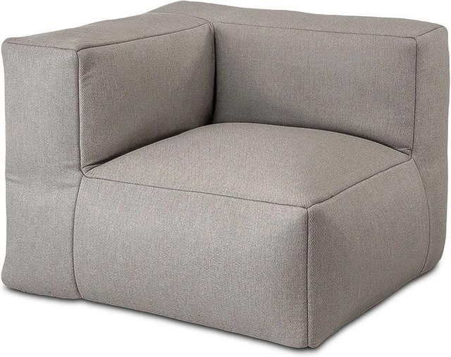 Osoltus Premium Modular Lounge Eck Sitzelement Lotta in Charcoal Grau mit Olefin-Stoff - Bild 1